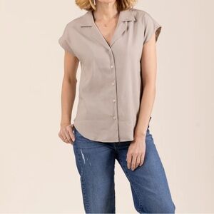 Le Marais  cap sleeve Hampton top
